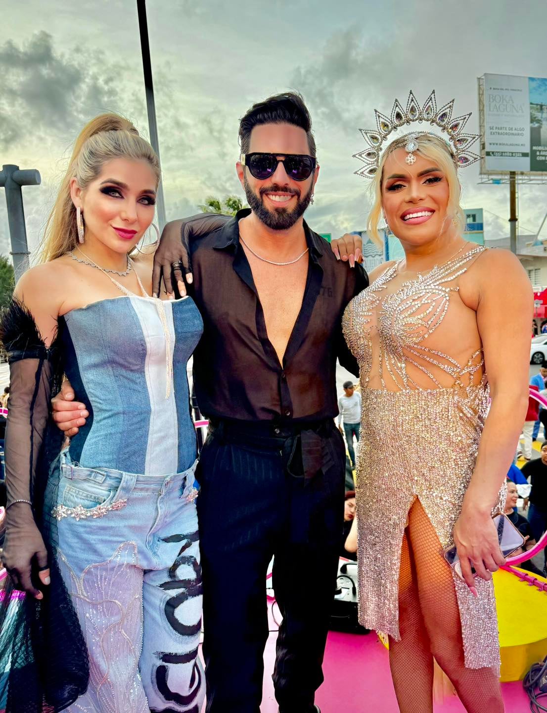 Marcela Mistral, Poncho de Nigris, Wendy Guevara.