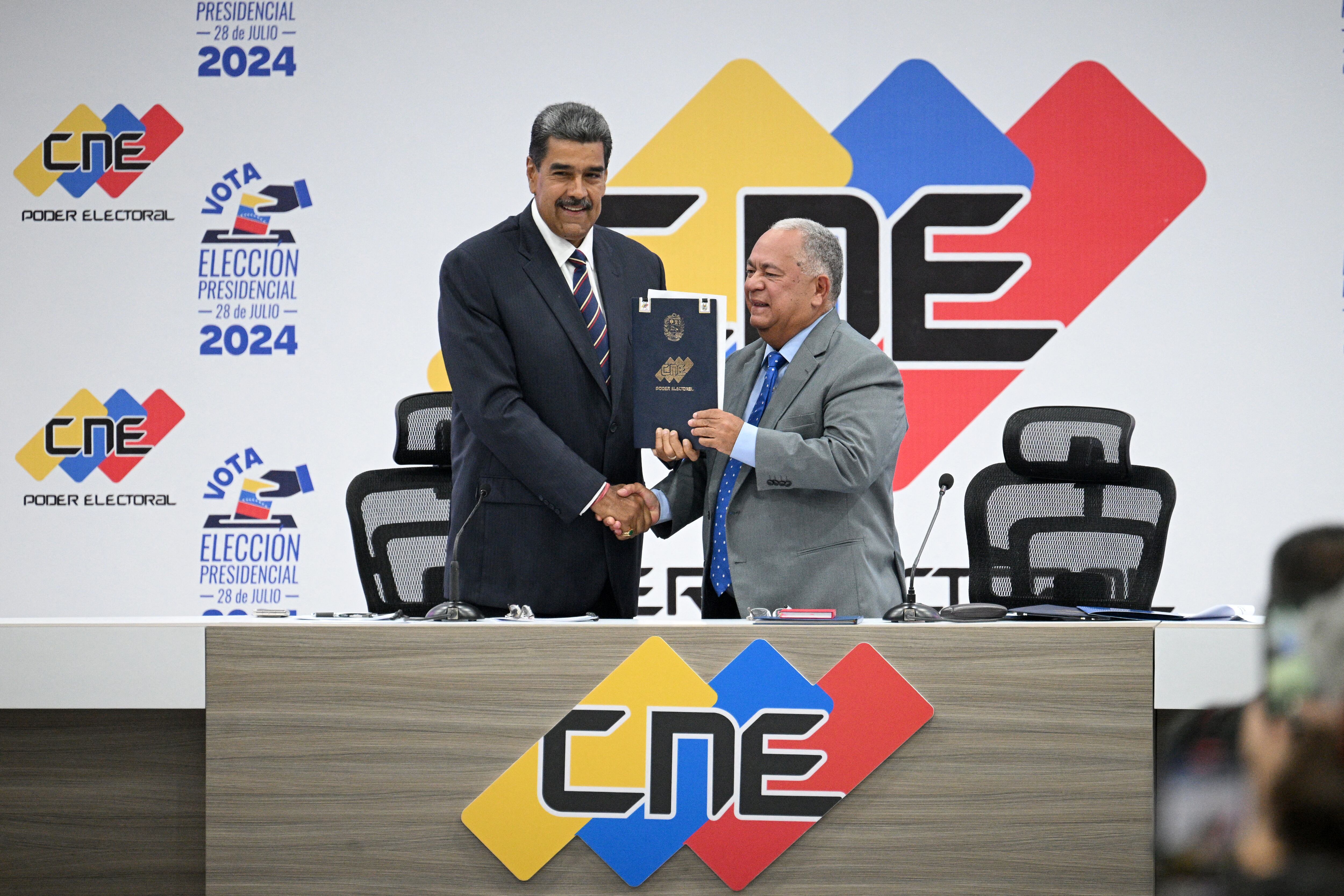 CNE confirma triunfo de Nicolás Maduro en Elecciones Venezuela 2024