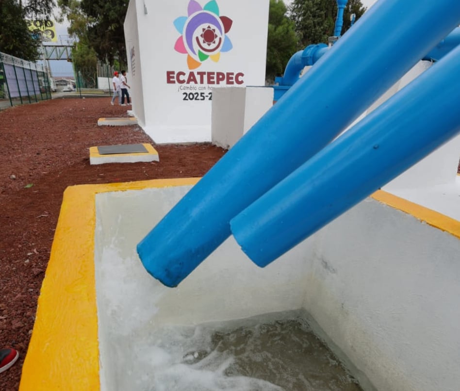 Azucena Cisneros recupera Pozo Suterm y lleva agua por la red a más de 77 mil habitantes.