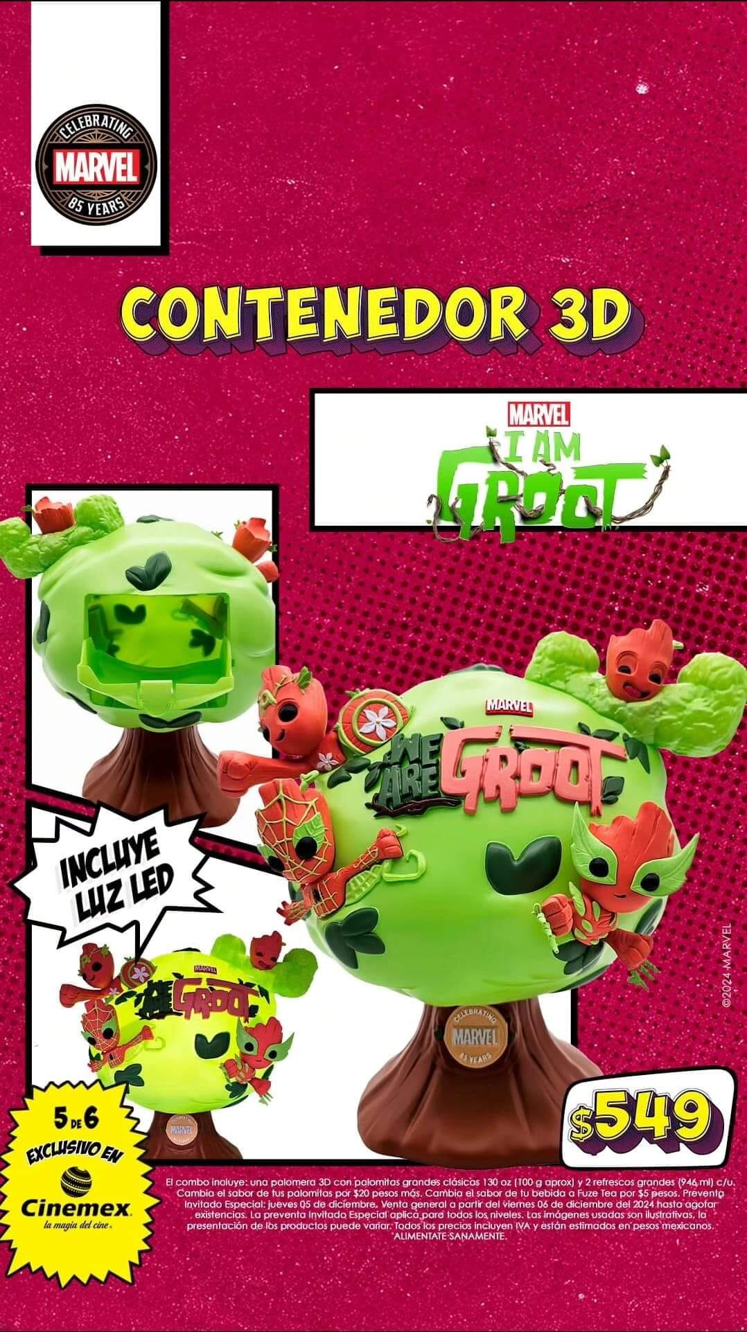 Palomera de Groot en Cinemex