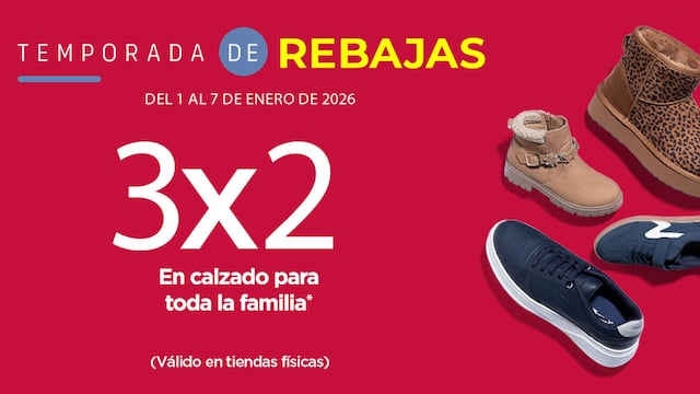 Ojo aquí Reyes Magos: Sears pone el calzado para toda la familia al 3x2