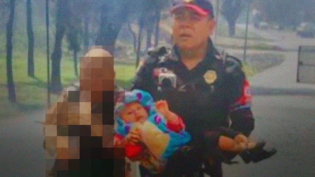Explosión de pipa en Puente La Concordia deja rescate de bebé y mamá en imágenes