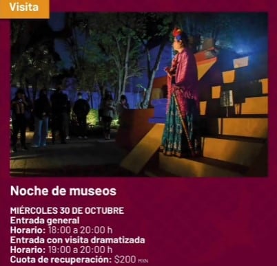 Noche de Museos Octubre 2024