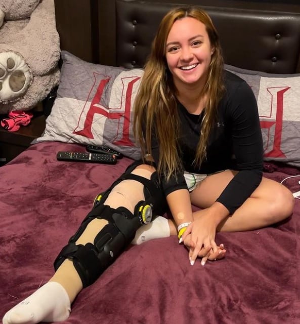 Ana Lago operación rodilla