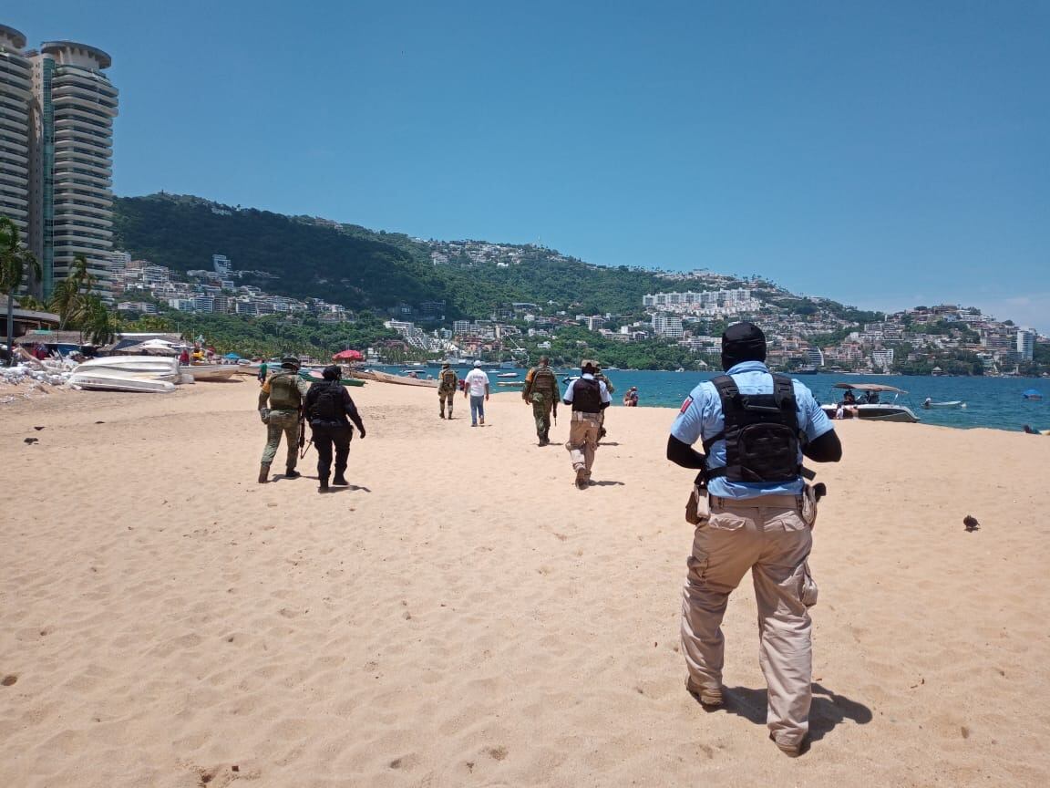 Campaña en la playa.