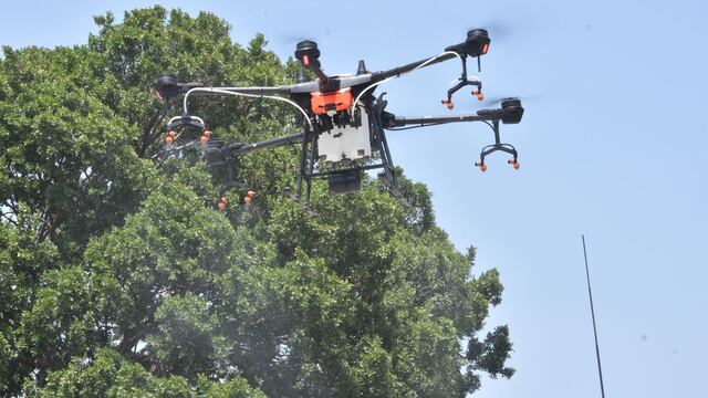 Drone sanitizador en Guerrero