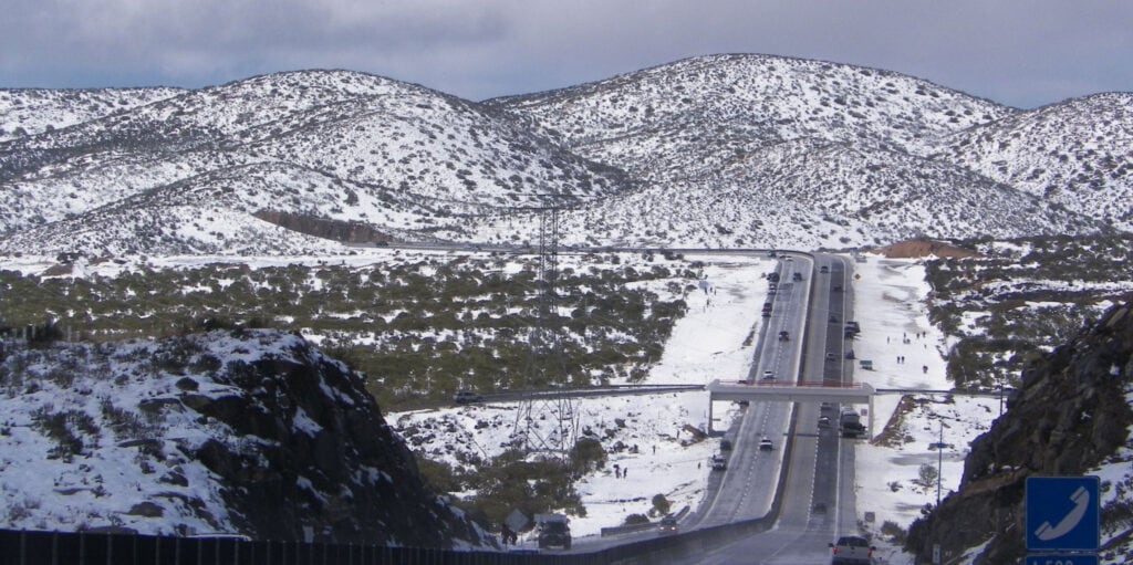 Nieve en Chihuahua
