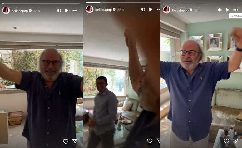 Papá de Belinda festeja triunfo del Real Madrid