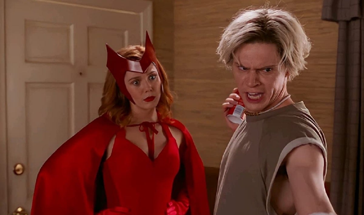 Evan Peters y Elizabeth Olsen en 'WandaVision'