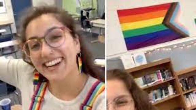 Maestra fue despedida por sugerir jurar lealtad a bandera LGBT
