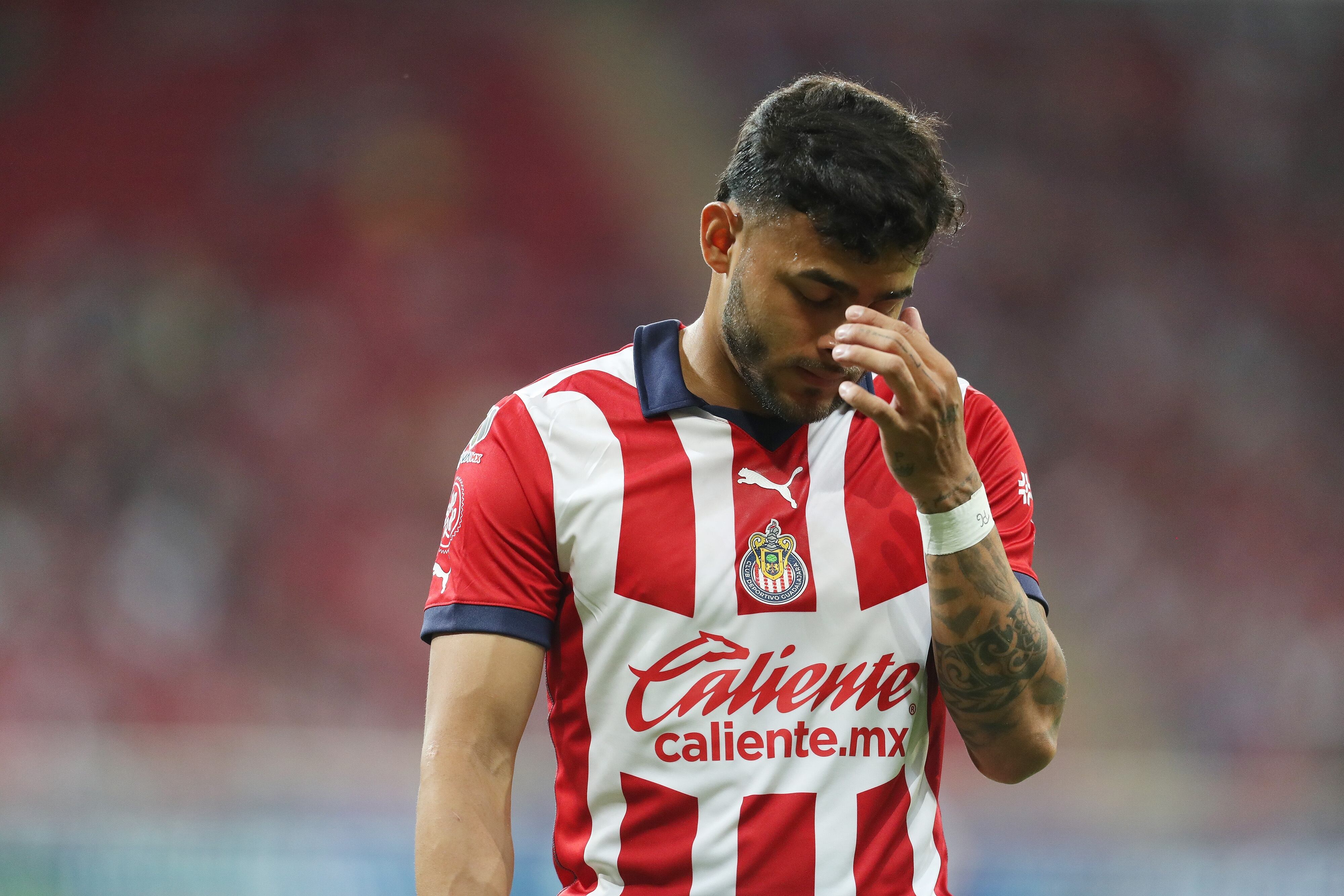 Alexis Vega of Guadalajara durante el partido Guadalajara vs Mazatlan FC,