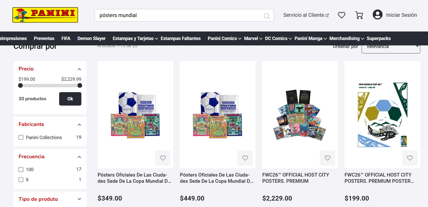 Panini pone a la venta póster del Mundial 2026