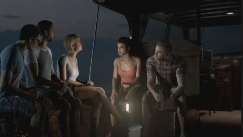 Protagonistas de Man of Medan