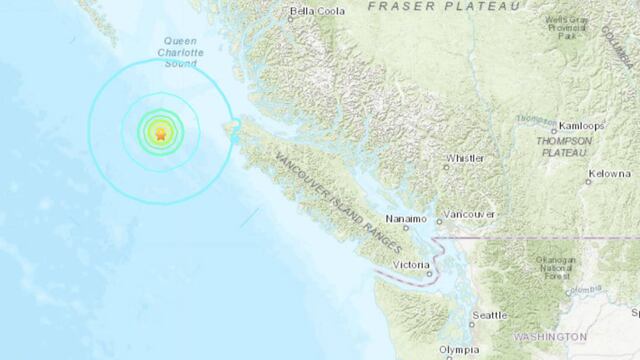 Los sismos afectaron parte de la costa oriental de Canadá.