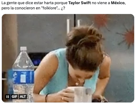 Memes aseguran que Taylor Swift hará un anuncio para conciertos en México