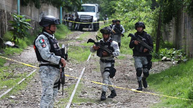 Agentes de la Guardia Nacional