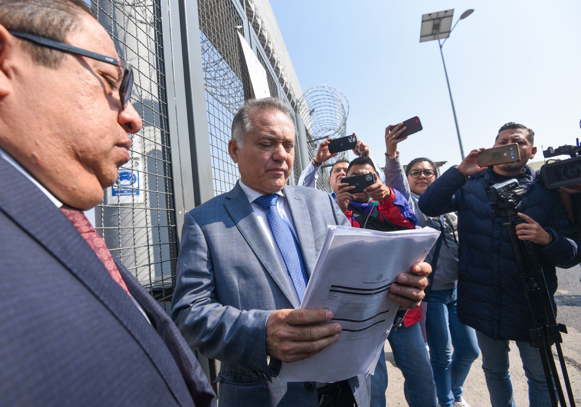 El abogado José Gabriel Martín Hernández Rodríguez, defensa de Héctor Luis “El Güero” Palma en el Penal del Altiplano