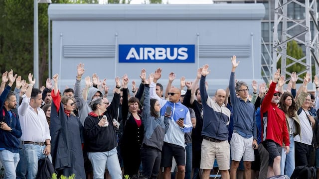 Trabajadores de Airbus