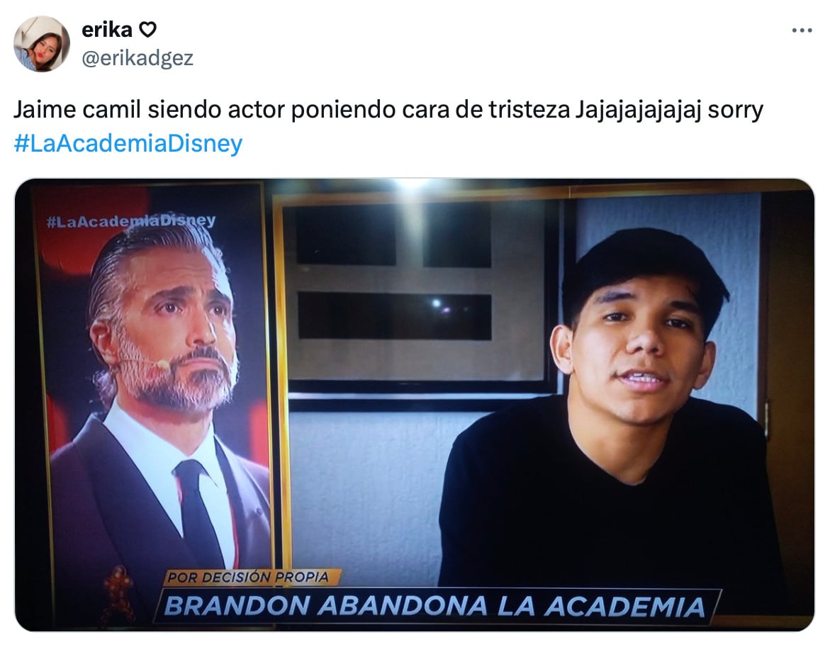 Jaime Camil actuó terrible la salida “sorpresa” de Brandon Valenzuela de La Academia 2024 y los memes lo saben