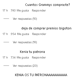 Fans de Kenia Os arremeten contra Camilo por ganarle el Latin Grammy 2023.
