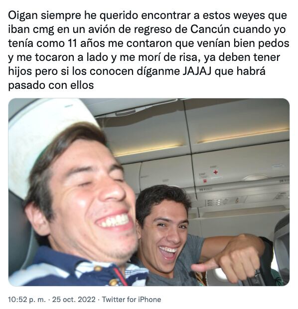 Publicación para encontrar a los 2 extraños