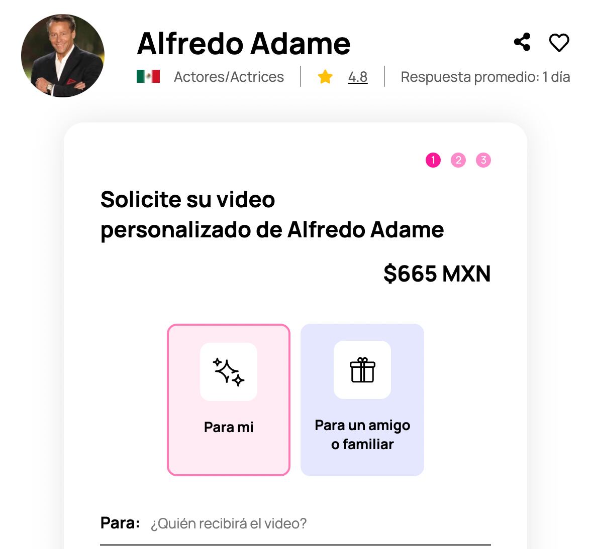 Alfredo Adame ya cobra los saludos