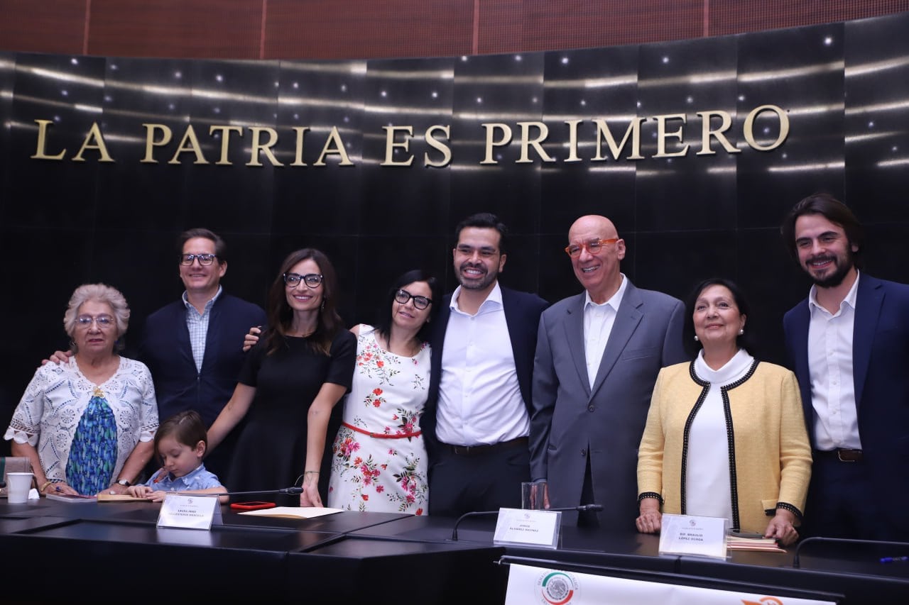 Jorge Álvarez Máynez en la Cámara de Senadores