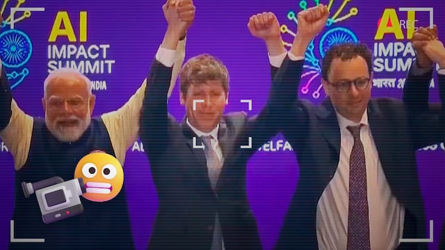 Sam Altman de OpenAI y Dario Amodei de Anthropic, rechazan tomarse de las manos