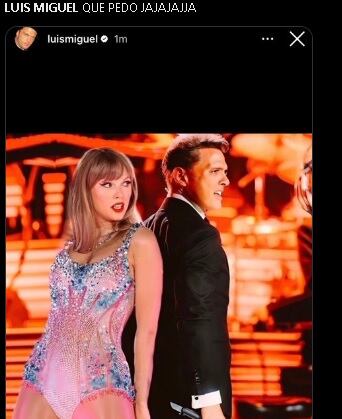 Usuarios deducen sobre foto de Luis Miguel con Taylor Swift.