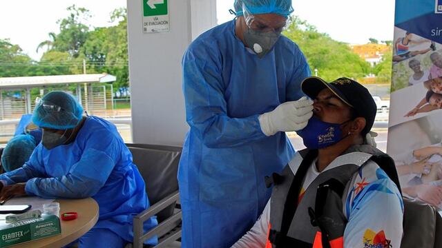 Prueba coronavirus en Colombia