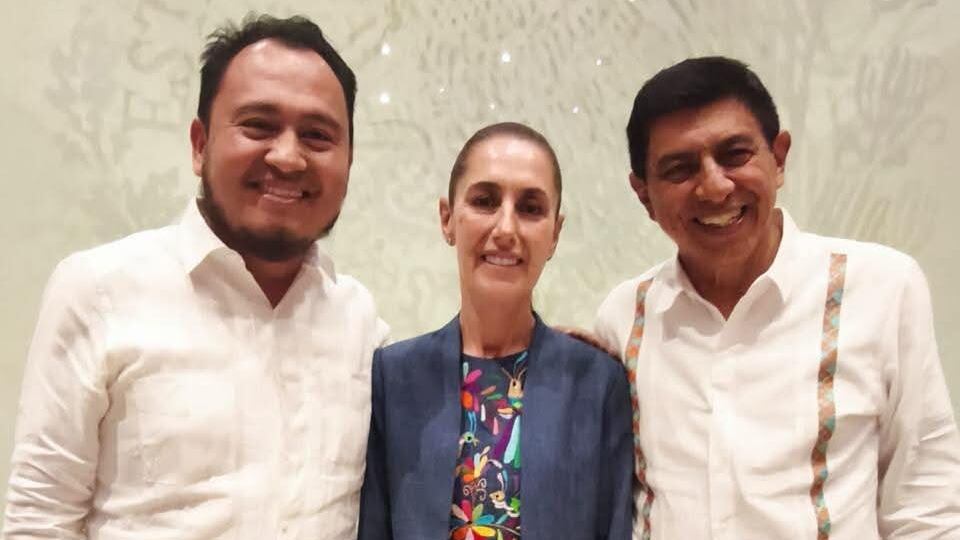 Claudia Sheinbaum y Salomón Jara reciben y escuchan a la Sección 22 del SNTE