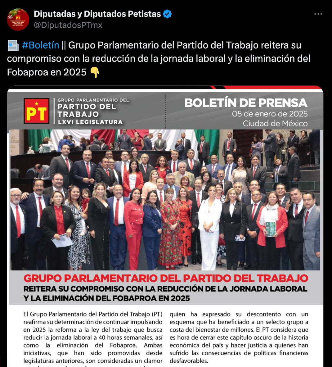 PT va contra el Fobaproa