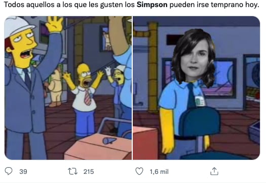 Carolina Sanín se vuelve meme tras críticar a Los Simpson