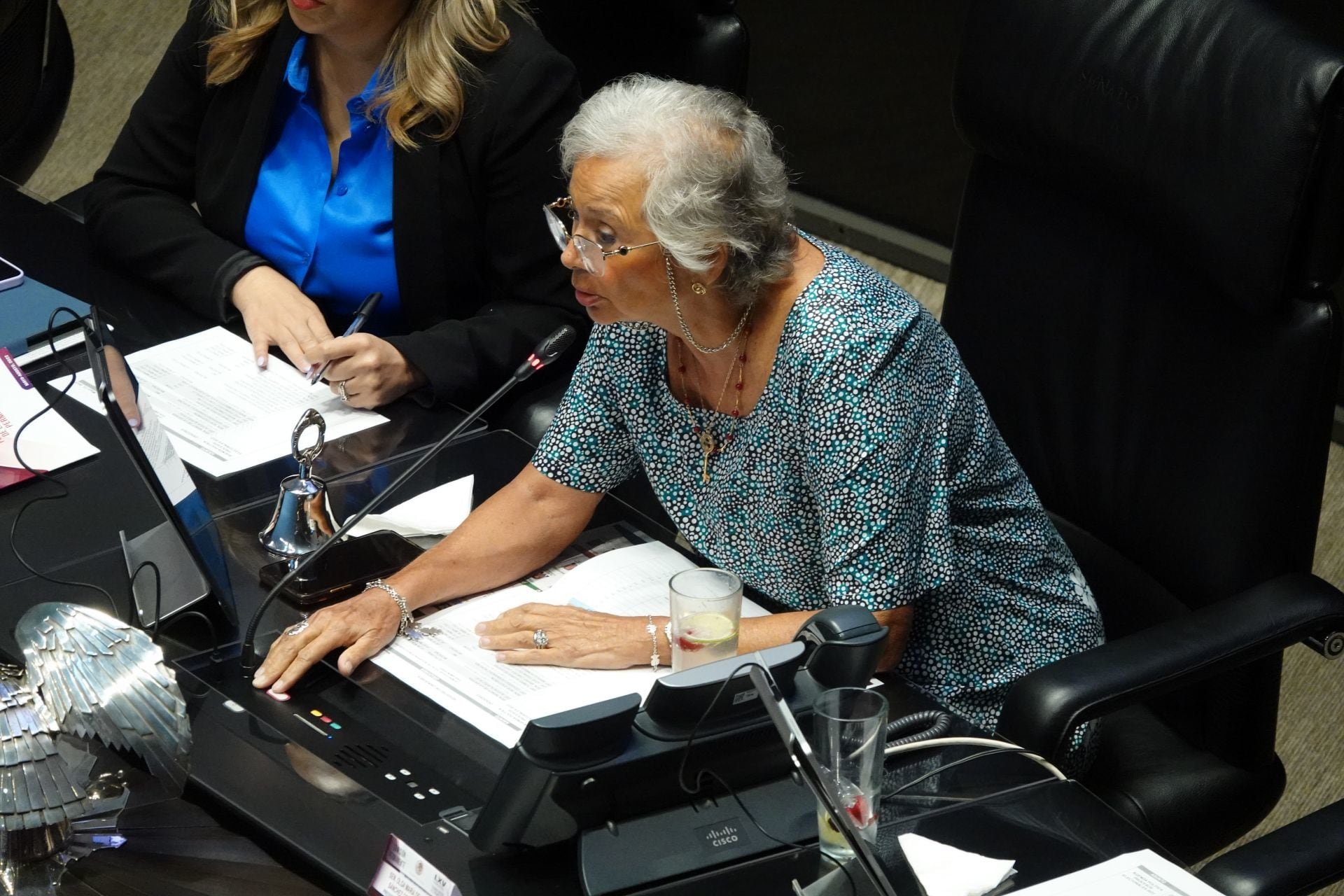 Olga Sánchez Cordero, presidenta del Senado