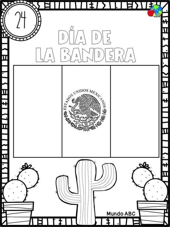 Dibujos Día de la Bandera