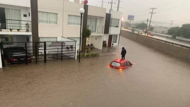 Inundación en Pachuca