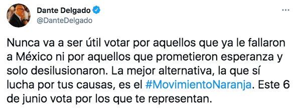 Tuit Dante Delgado