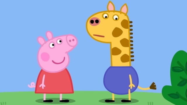 Peppa Pig conoce a José Jirafa