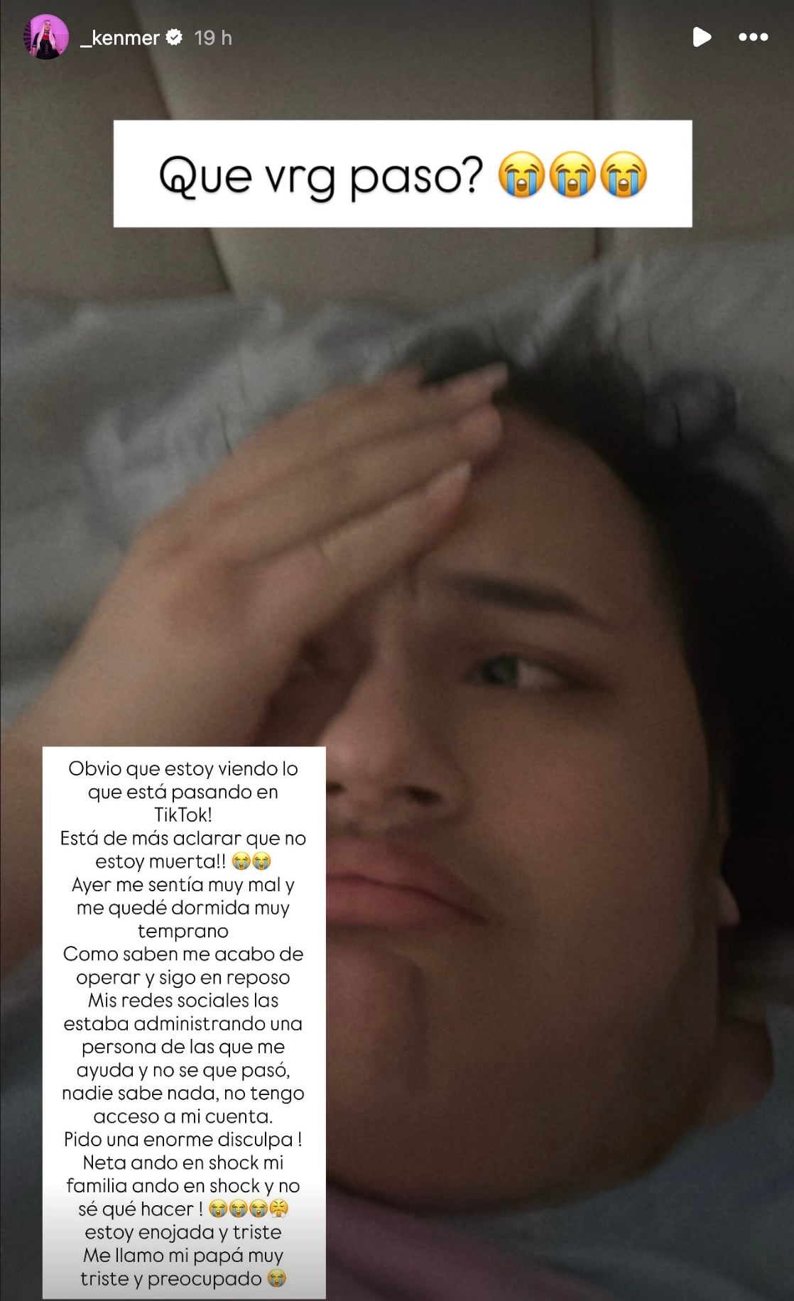 Kenmer Kenia desmiente su muerte