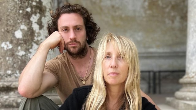 Aaron Taylor-Johnson y su esposa Sam Taylor-Wood