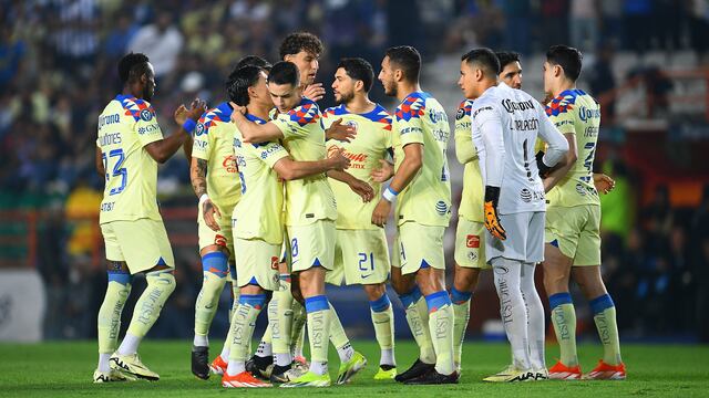 Los jugadores de Club América en el Clausura 2024.