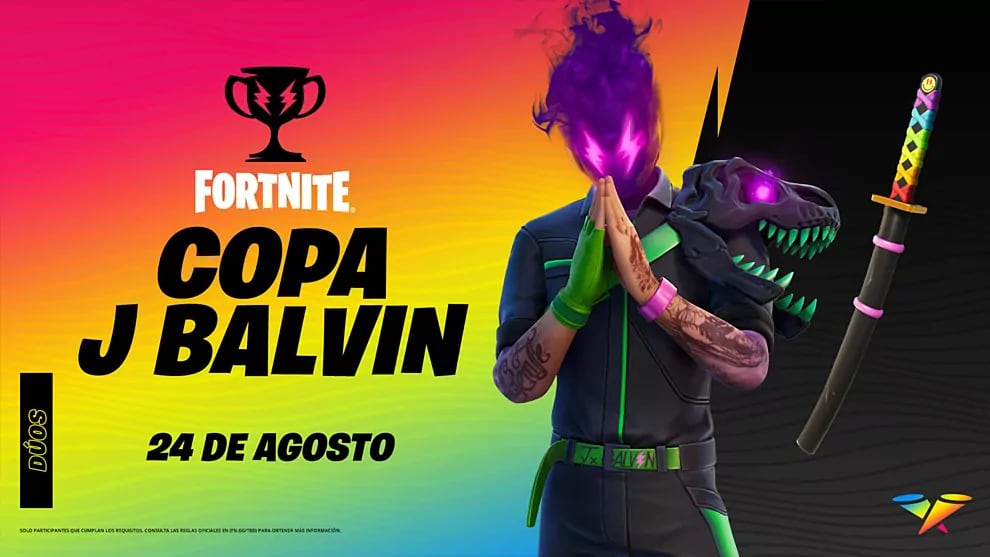 Skin de J Balvin en 'Fortnite'