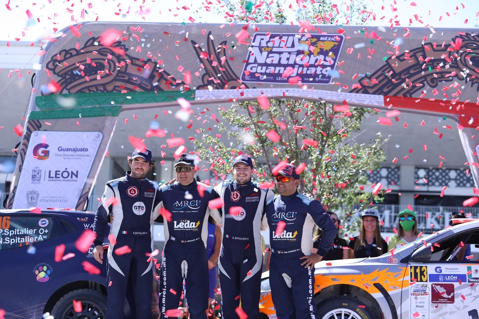 Equipo mexicano mejor posicionado en el Rally de las Naciones 2022