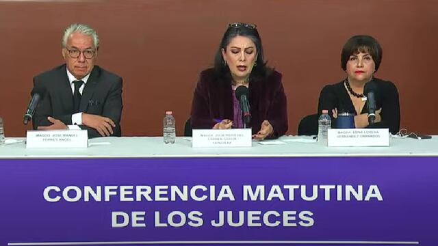 Conferencia mañanera de jueces hoy 4 de noviembre
