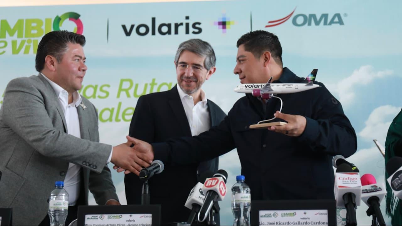 San Luis Potosí amplía su conectividad aérea con cinco nuevas rutas de Volaris