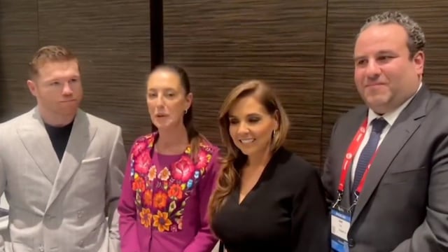 Claudia Sheinbaum conoció a Saúl "Canelo" Álvarez, de esto hablaron: