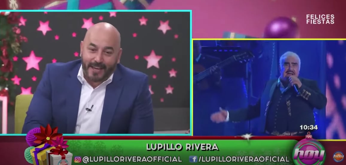 Lupillo Rivera habla sobre tatuaje de Vicente Fernández