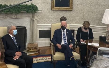 AMLO y Joe Biden en la Casa Blanca