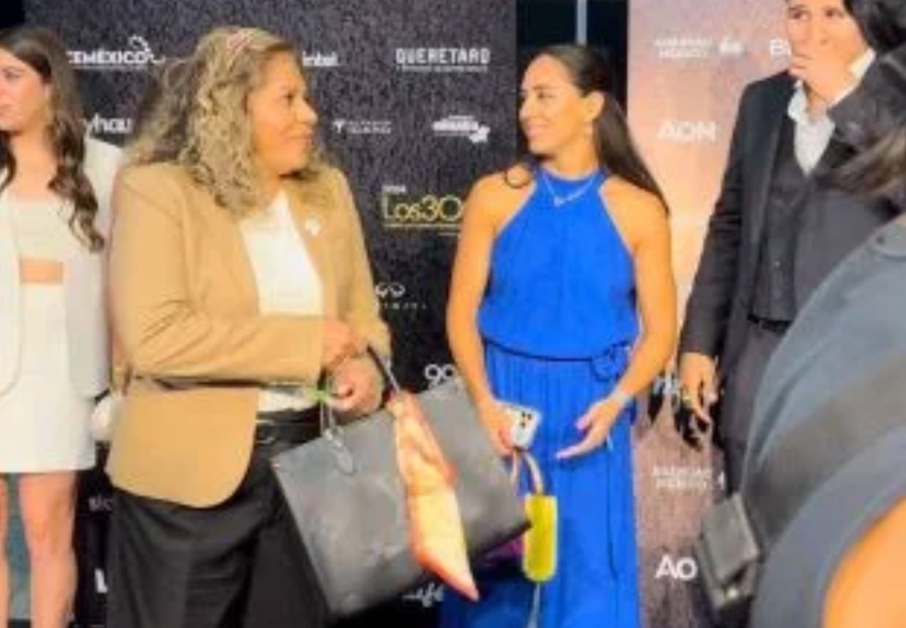 Critican a Mary José Alcalá, presidenta del COM, por lucir una bolsa de 80 mil pesos