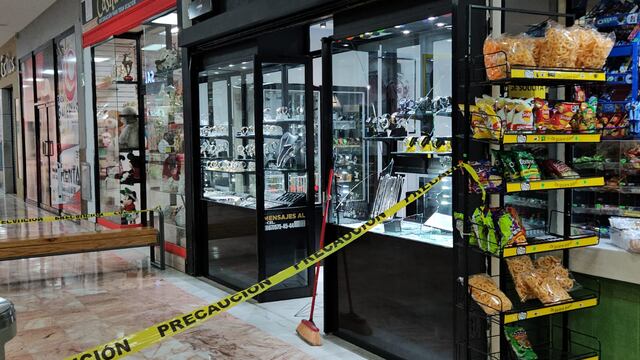 Robo joyería en Culiacán